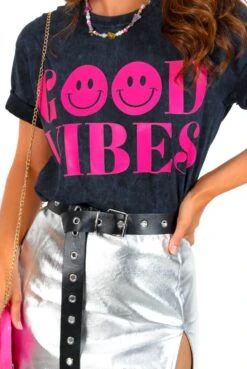 Those Good Vibes - Acid Wash Pink Graphic T-Shirt 7 Those Good Vibes - Acid Wash Pink Graphic T-Shirt -Fashion Clothing Store ThoseGoodVibes AcidWashPinkGraphicT Shirt 1