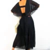 Timeless - Black Pleated Maxi Dress