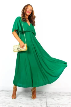 Timeless - Green Maxi Dress -Fashion Clothing Store Timeless GreenMaxiDress 2