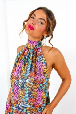 YOKO Too Damn Glam - Gold Diamante Oval Drop Earrings -Fashion Clothing Store TooDamnGlam GoldDiamanteOvalDropEarrings 2