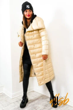 Undercover- Cream Long Puffer Coat -Fashion Clothing Store Undercover CreamLongPufferCoat 6
