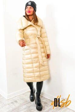 Undercover- Cream Long Puffer Coat -Fashion Clothing Store Undercover CreamLongPufferCoat 9