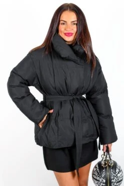 Up To Snow Good - Black Short Puffer Coat 7 Up To Snow Good - Black Short Puffer Coat -Fashion Clothing Store UpToSnowGood BlackShortPufferCoat4