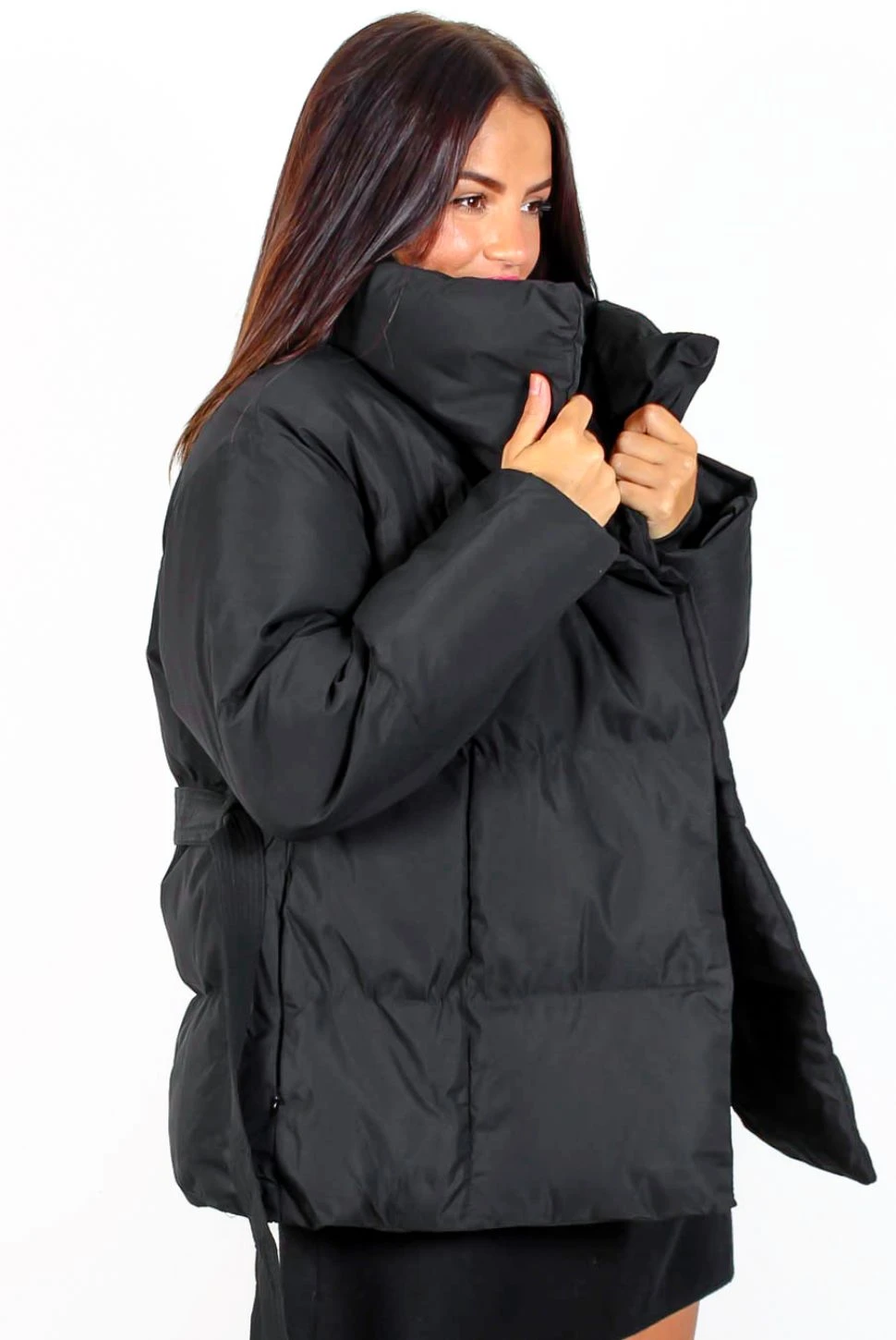 Up To Snow Good - Black Short Puffer Coat 3 Up To Snow Good - Black Short Puffer Coat - Image 3