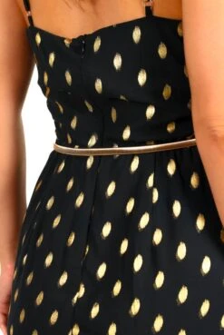 Waist My Time - Gold Textured Double Circle Stretch Belt -Fashion Clothing Store WaistMyTime GoldTexturedDoubleCircleStretchBelt 1