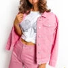 What Do You Jean - Pink Denim Jacket