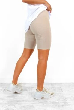 Wifey For Lifey - White Beige Wifey T-Shirt & Cycling Shorts Co-Ord 13 Wifey For Lifey - White Beige Wifey T-Shirt & Cycling Shorts Co-Ord -Fashion Clothing Store WifeyForLifey WhiteBeigeWifeyT Shirt CyclingShortsCo Ord 4