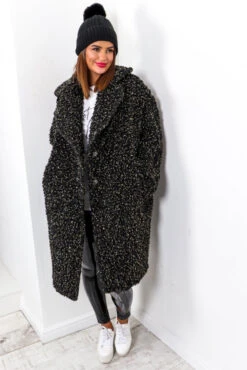 Winter Party - Black Teddy Coat