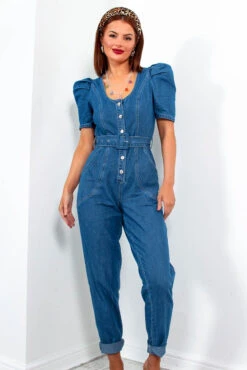 Working Hard Hardly Working - Denim Jumpsuit -Fashion Clothing Store WorkingHard HardlyWorking DenimJumpsuit5